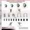 Service Caster 5 Inch 316SS Black Poly Swivel 1-3/4 Inch Expanding Stem Caster Lock Brake SCC SCC-SS316TTLEX20S514-PPUB-BLK-134 - alternate 4